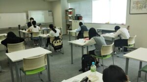英検の二次試験でした。