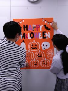 ハロウィン🎃パーティの準備しています