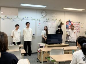 オープンスクールでかき氷🍧そして大学進学説明会🏫
