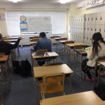 生徒の笑顔。