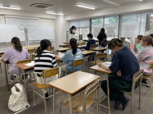 レポート授業の様子(^^♪