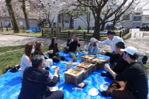 🌸【福岡　博多　通信制高校】雨上がりの奇跡！満開の冷泉公園で「はじめてのお花見」