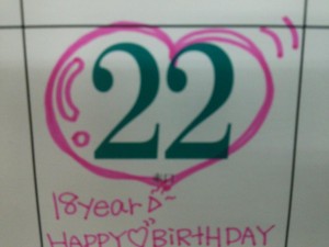 第1回目、提出終了☆