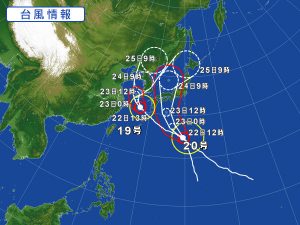風が強いです。