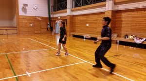 今日はバスケ・・・