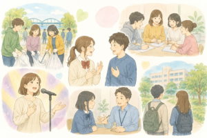 【熊本　通信制高校】気持ちを伝えられない不安に｜コミュニケーション力は練習で伸ばせます
