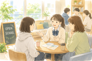 【名古屋　通信制高校】「転学してよかった」を聞いてみませんか？在校生と話せるオープンスクール