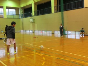 来週はsoccer。