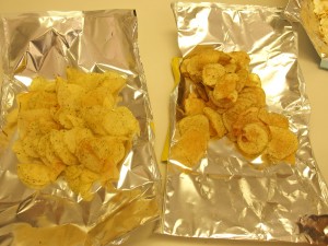 ポテトチップ食べ比べ☆