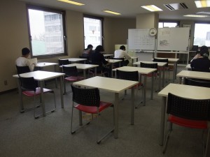 今日は模試！