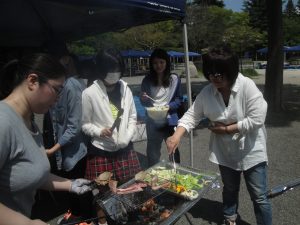 チューリップソフトクリーム　in昭和記念公園