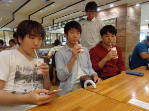 水分補給はこまめに